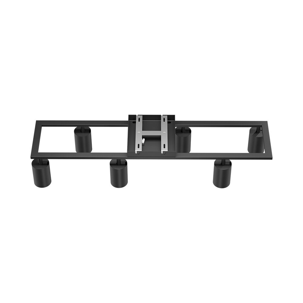 Spot aplicat 6xGU10 Beta, aluminiu, negru, IP20, Braytron - imagine 5