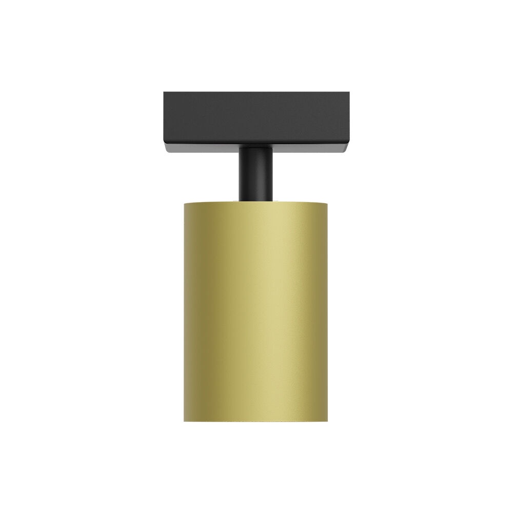 Spot aplicat GU10 patrat Beta, aluminiu, auriu, IP20, Braytron - imagine 4