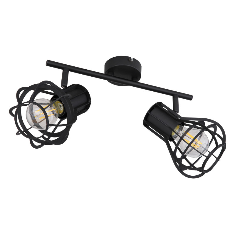 Spot Clastra 15388-2, 2xE27, negru mat, IP20, Globo Lighting - 2 | YEO