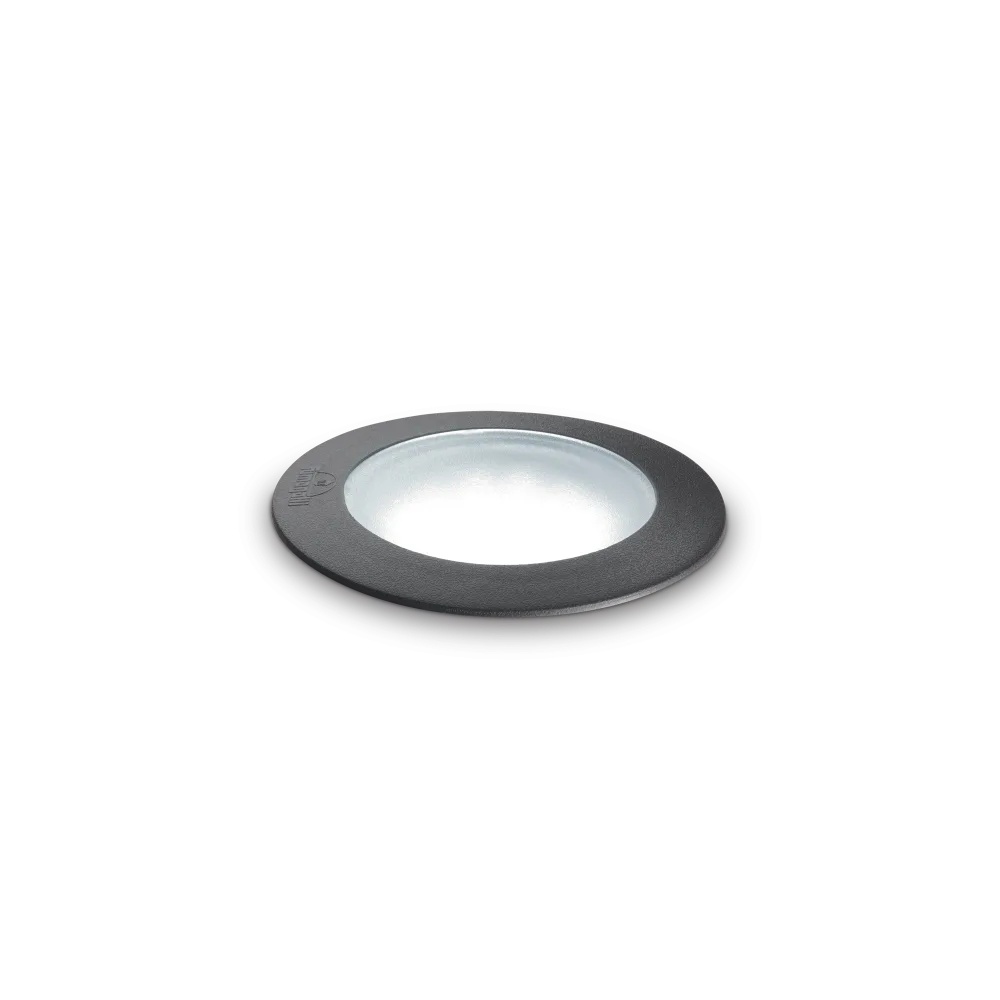 Spot incastrat exterior Way Wide D120, 1xGX53, IP67, negru, Ideal Lux