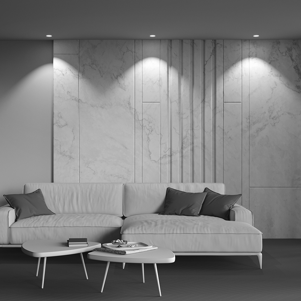 Spot incastrat LED Alfa, 15W, lumina calda (2700K), alb, Maytoni - imagine 7