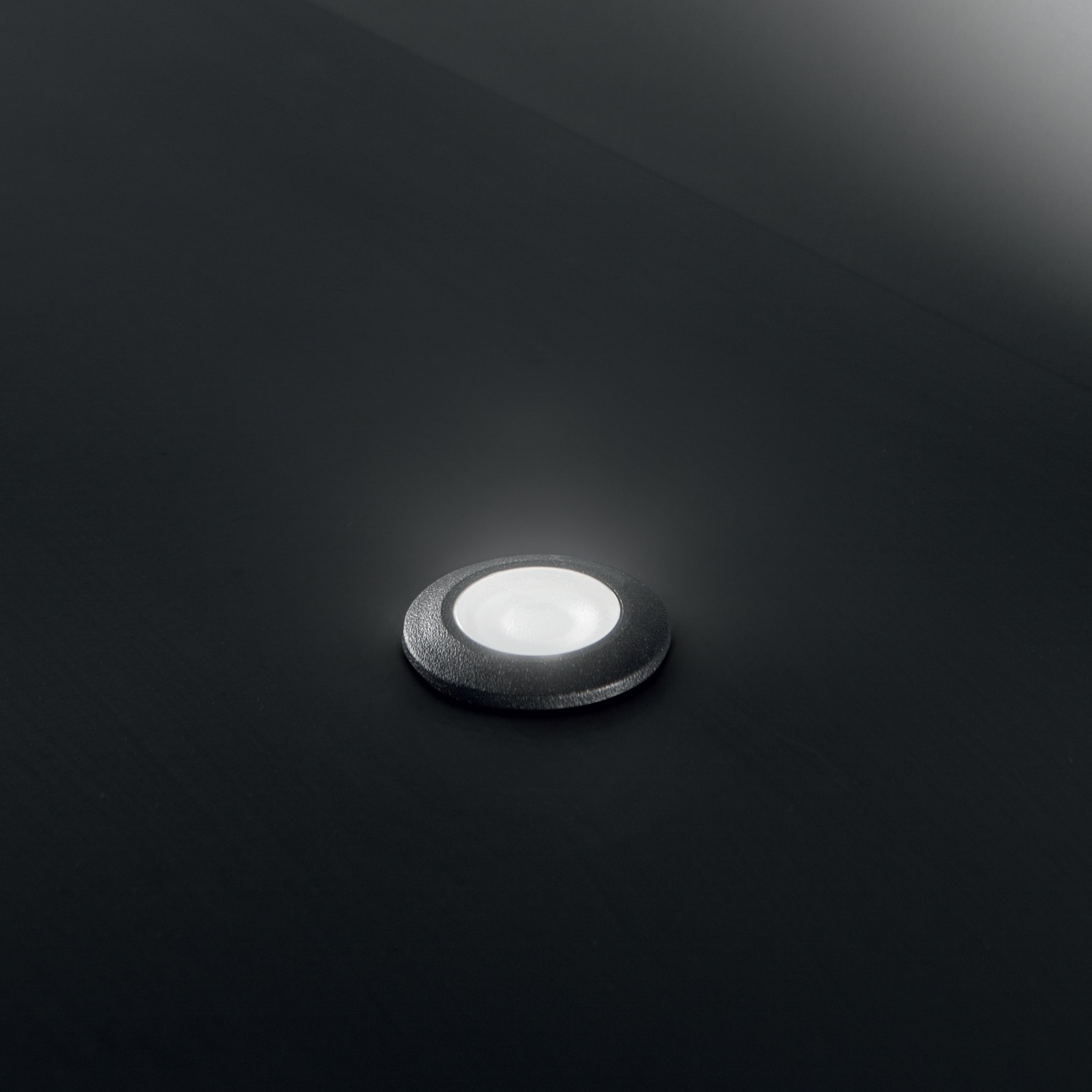 Spot incastrat rotund exterior Way Wide D50, 1xG9, IP67, negru, Ideal Lux