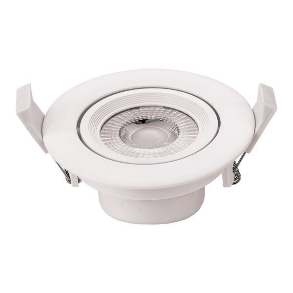 Spot LED 10W Incastrat, Rotund, Orientabil, Optonica, 750lm, Lumina Neutra (4500K), Alb