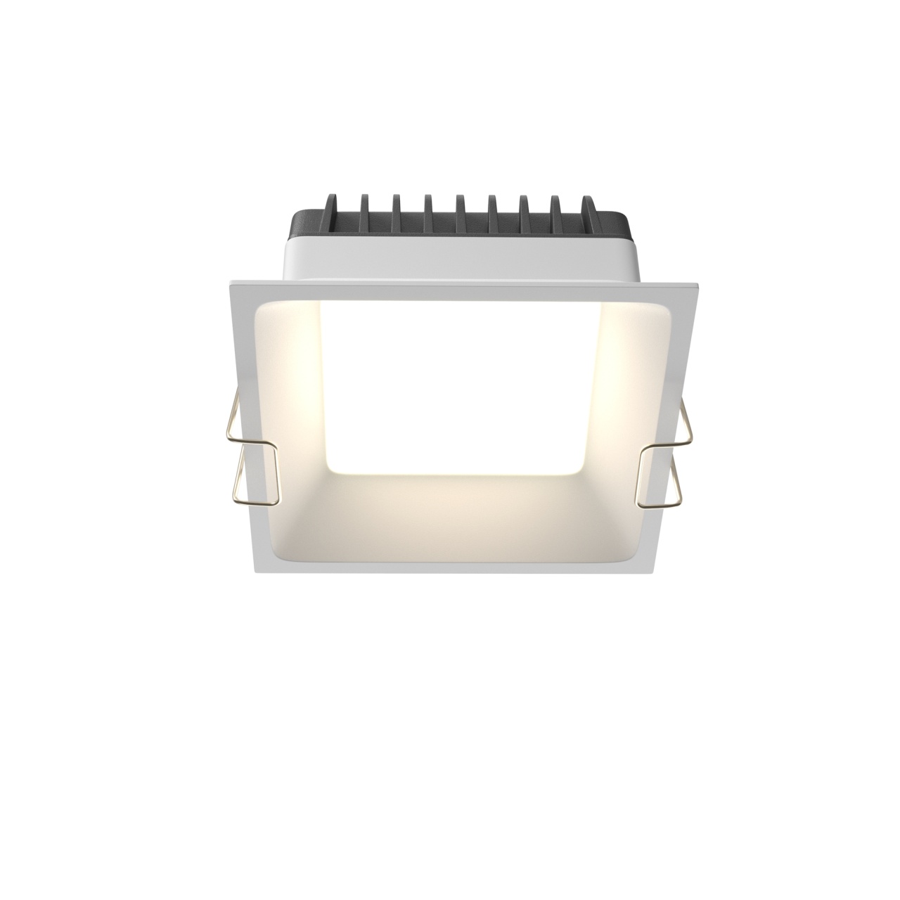 Spot LED 12W Incastrat, Maytoni, 820lm, Lumina Calda+Neutra+Rece, Alb