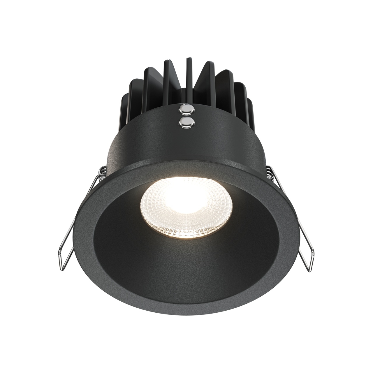 Spot LED 12W Incastrat, Maytoni, 970lm, Lumina Neutra (4000K), Negru