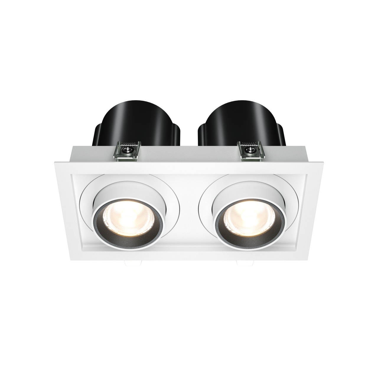 Spot LED 20W Incastrat, Maytoni, 1450lm, Lumina Calda (3000K), Alb