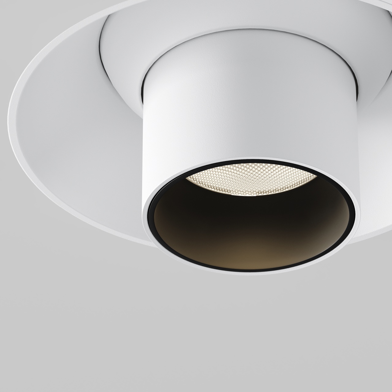 Spot LED 7W Incastrat, Maytoni C140TRS-L200-7W3K-W, 460lm, Lumina Calda (3000K), Alb - 1 | YEO