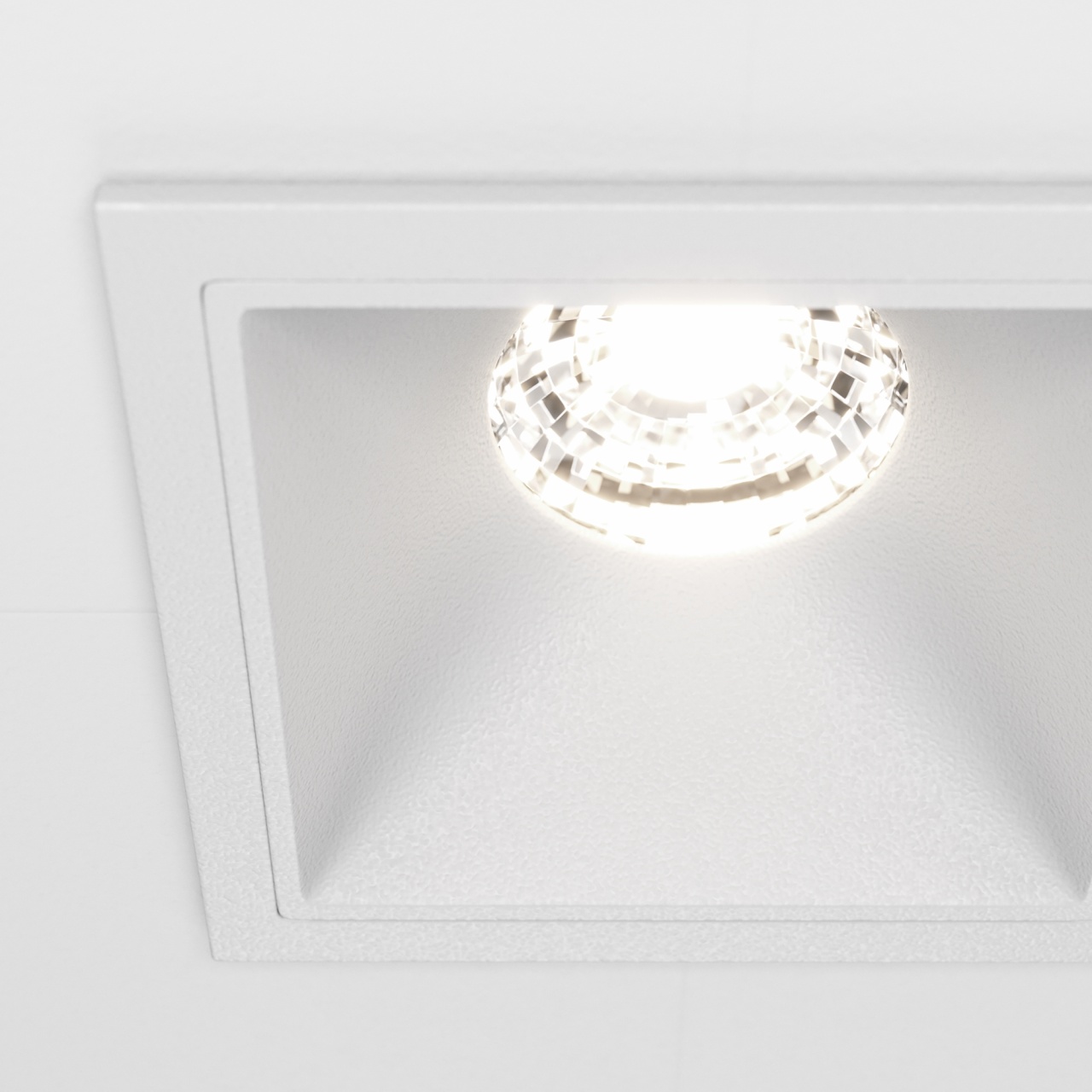 Spot LED Alfa DL043-01-10W4K-D-SQ-W, dimabil, 10W, 500lm, lumina neutra, IP20, alb, Maytoni - 1 | YEO