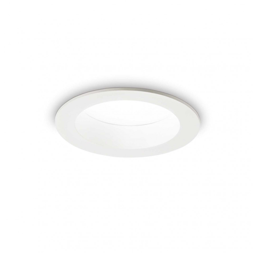 Spot LED Basic Fi Wide 193519, 10W, 100lm, lumina calda, IP20, alb, Ideal Lux