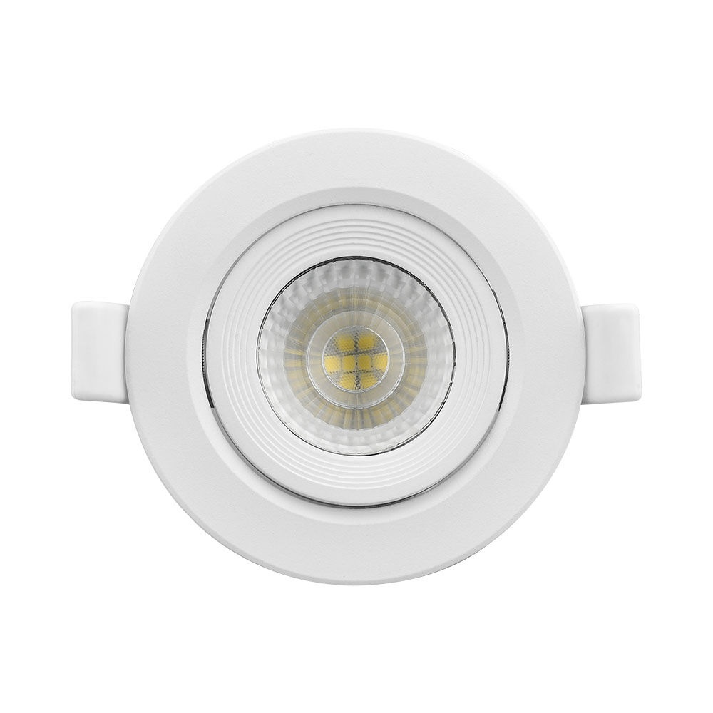 Spot LED incastrat 10W, 770lm, lumina neutra (4000 K), IP20, alb - imagine 3