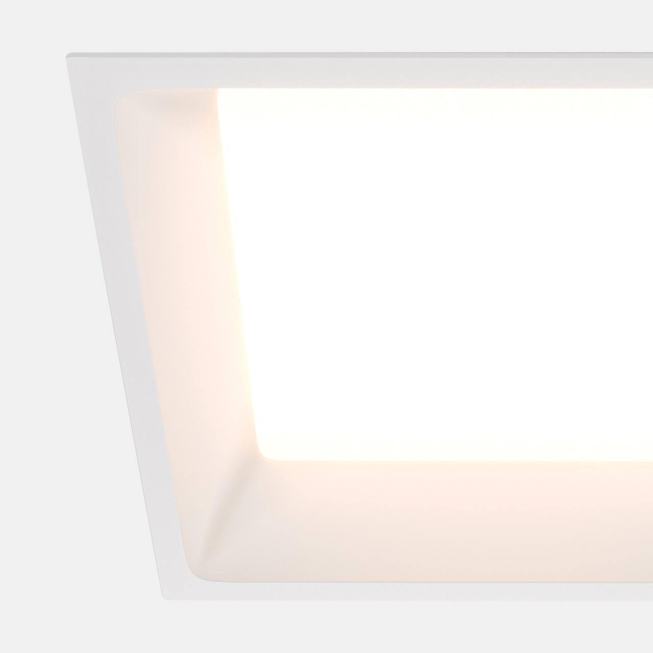 Spot LED incastrat, 18W, 1400lm, lumina calda, IP20, alb, Maytoni - 2 | YEO