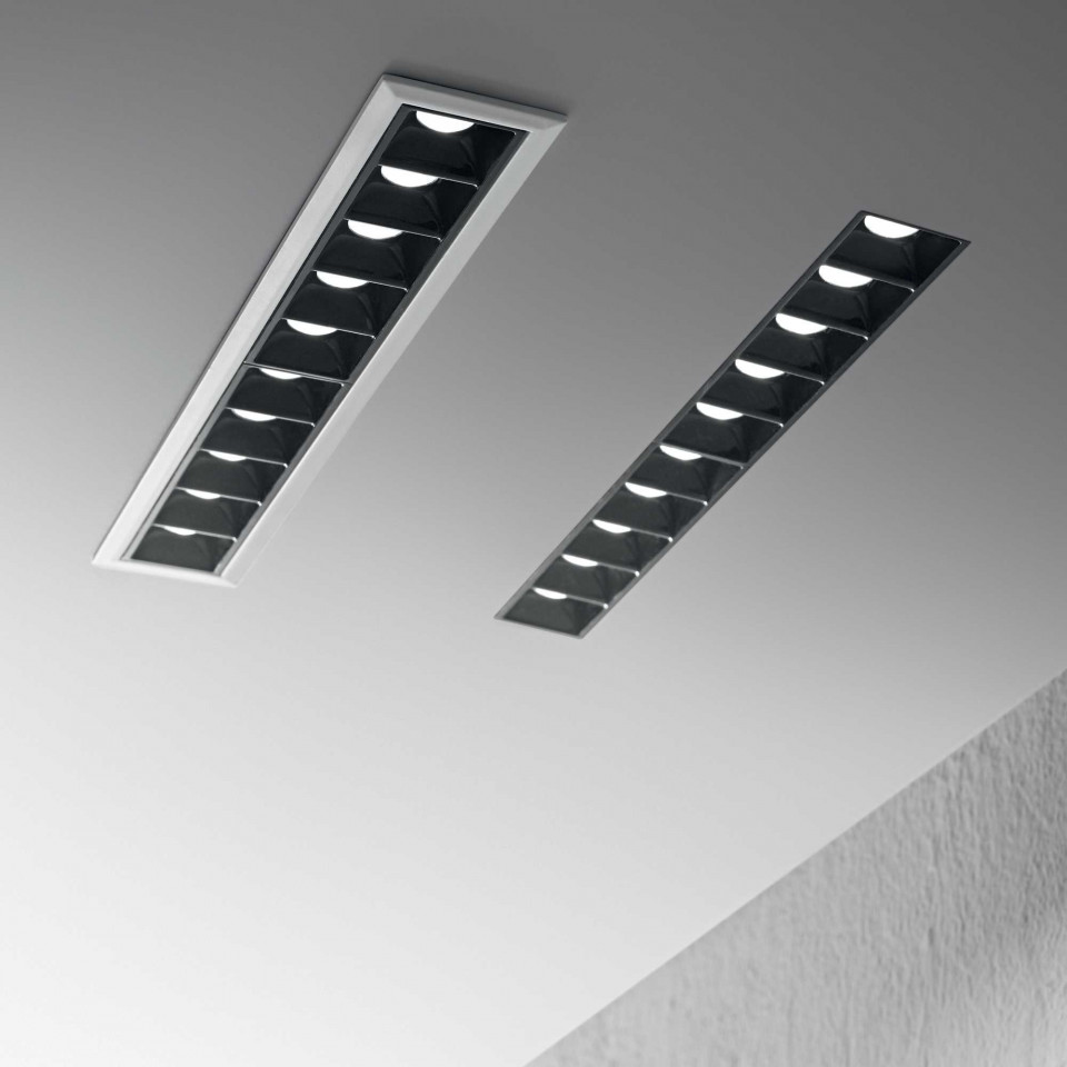 Spot LED Lika Trimless 206240, incastrat, 21W, 2200lm, lumina calda, IP20, negru, Ideal Lux