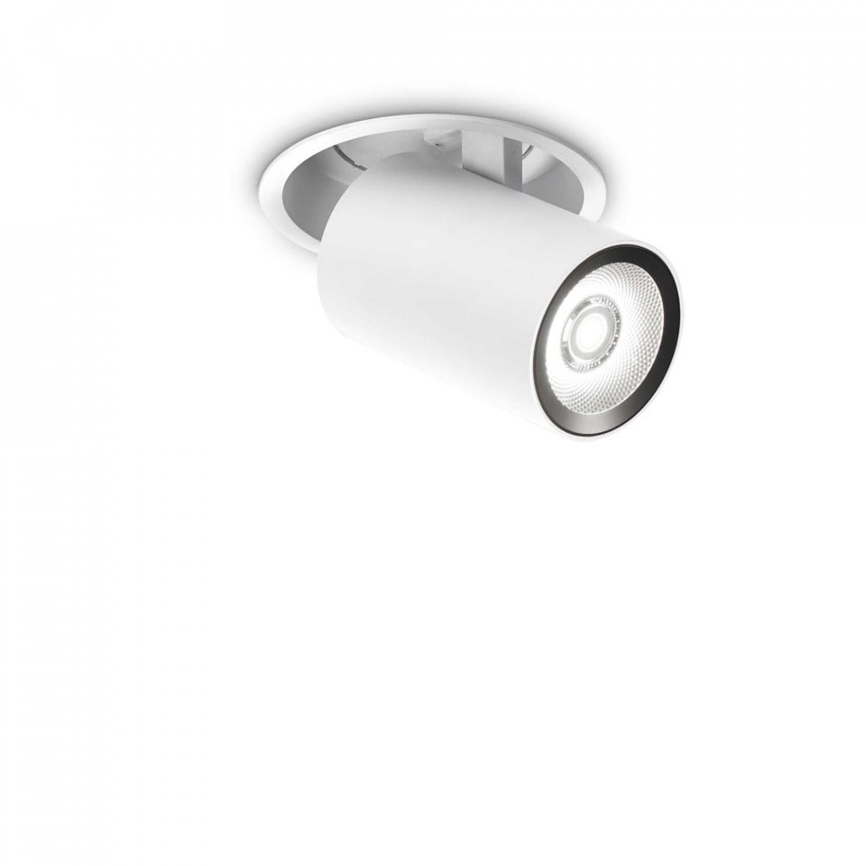 Spot LED Nova Fi 267937, orientabil, 12W, 1000lm, lumina neutra, IP20, alb, Ideal Lux - 1 | YEO