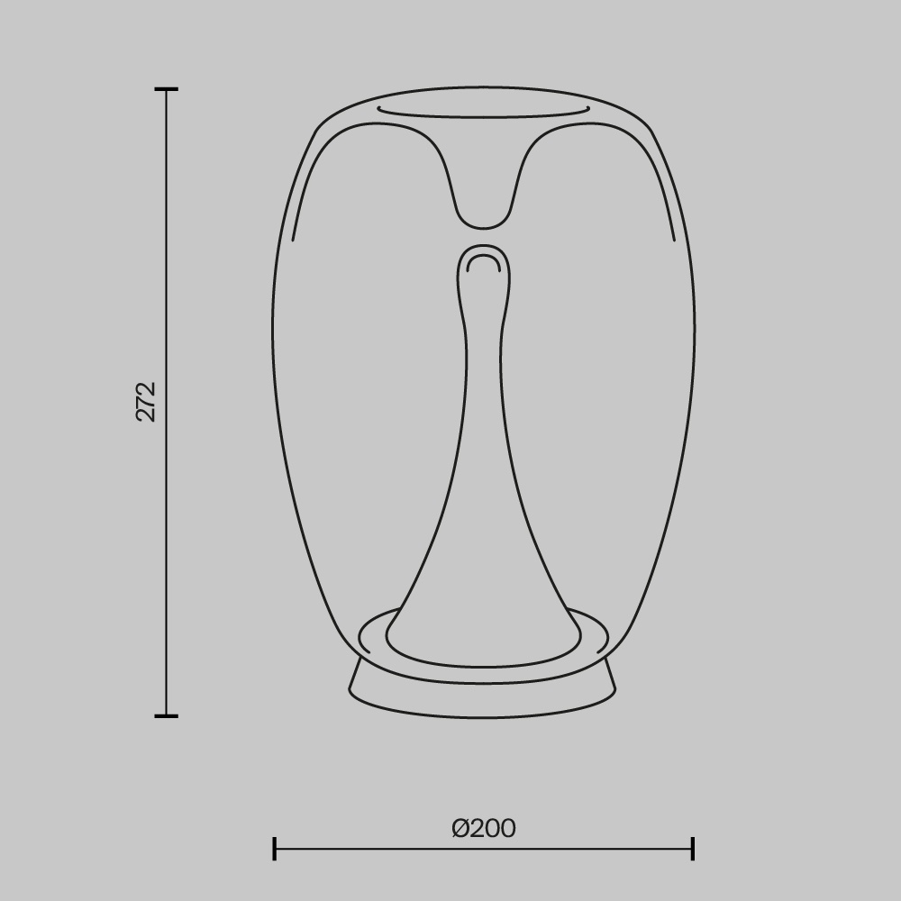 Veioza LED Splash MOD282TL-L15G3K, cu intrerupator, 9W, 800lm, lumina calda, IP20, aurie+fumurie, Maytoni