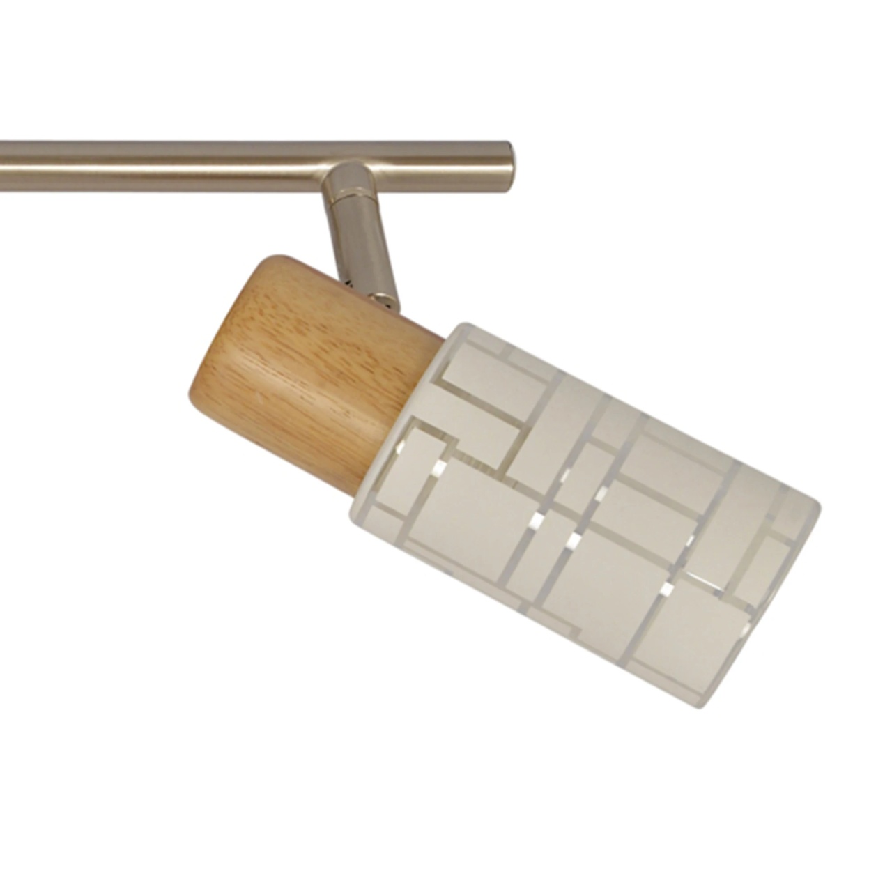 Aplica Aldo KL9112, 3xE14, lemn natur si alb, stil clasic, IP20 - imagine 2