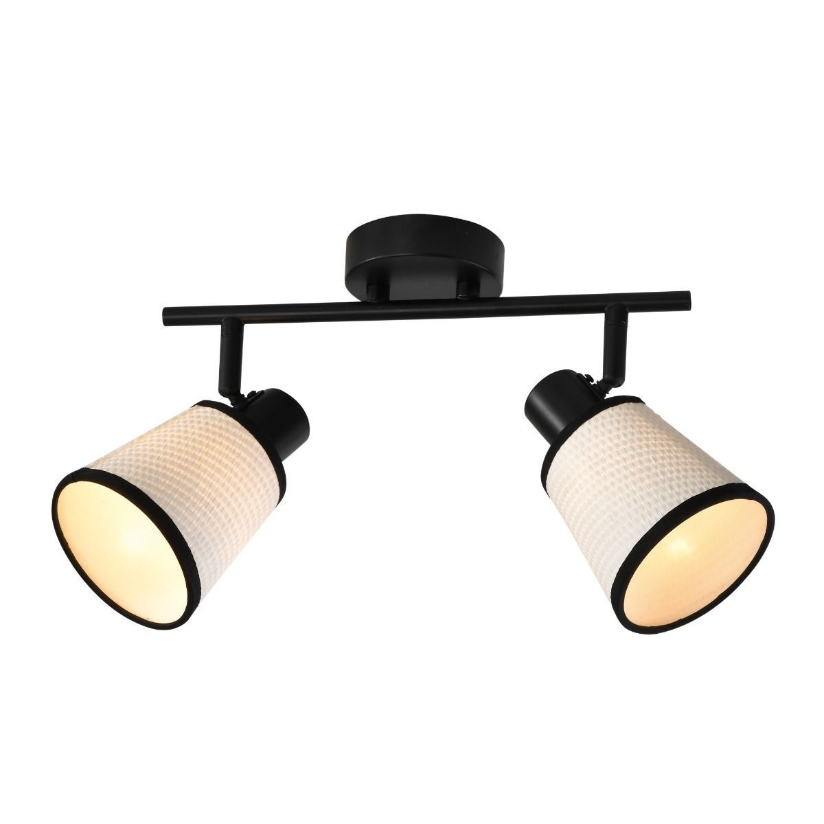 Aplica Blade AP2, 2xE14, neagra, textil, Klausen