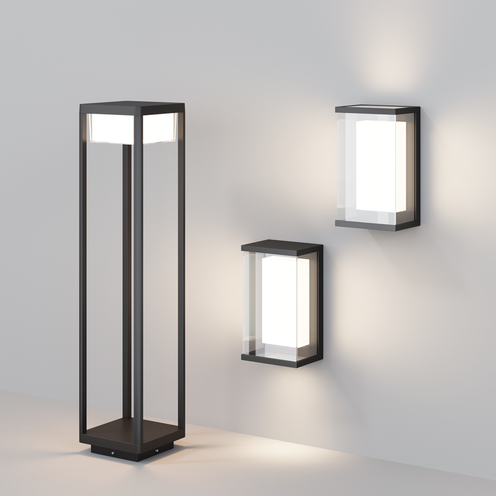 Aplica exterior Baker Street, 10W, lumina calda (3000K), IP65, neagra, Maytoni - imagine 3