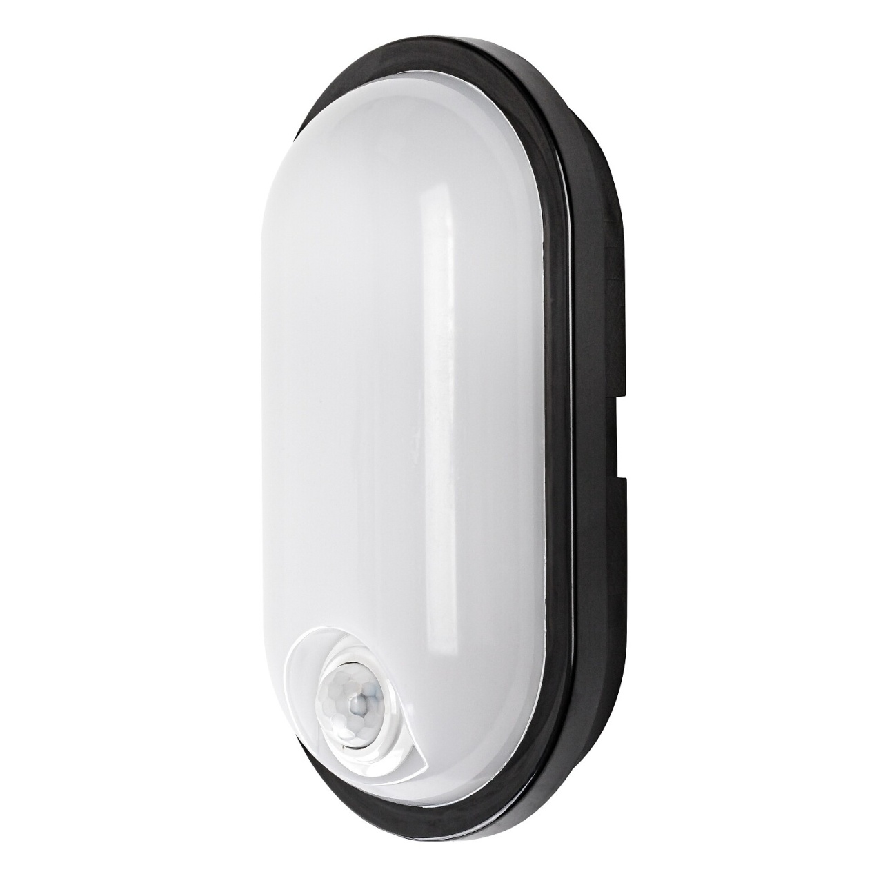 Aplica LED exterior Hort2, 15W, 1300 lm, lumina neutra (4000 K), senzor infrarosu, IP65, neagra, Rabalux