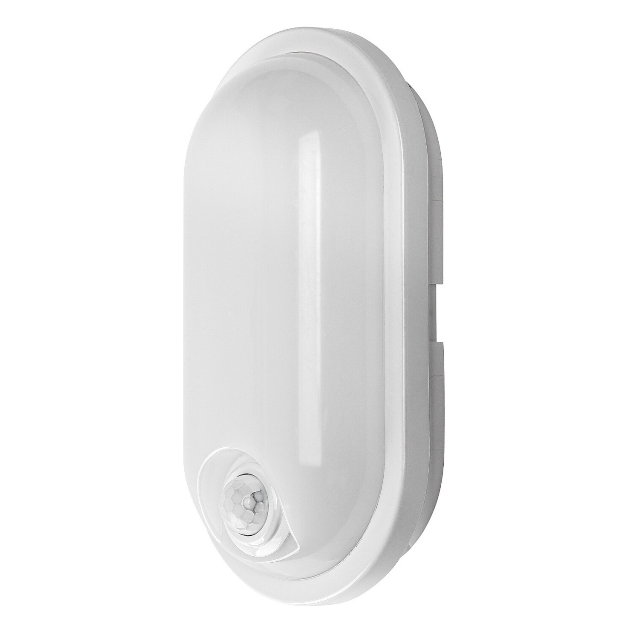 Aplica LED exterior Hort2, 15W, 1300 lm, lumina neutra (4000 K), senzor infrarosu, IP65, alba, Rabalux