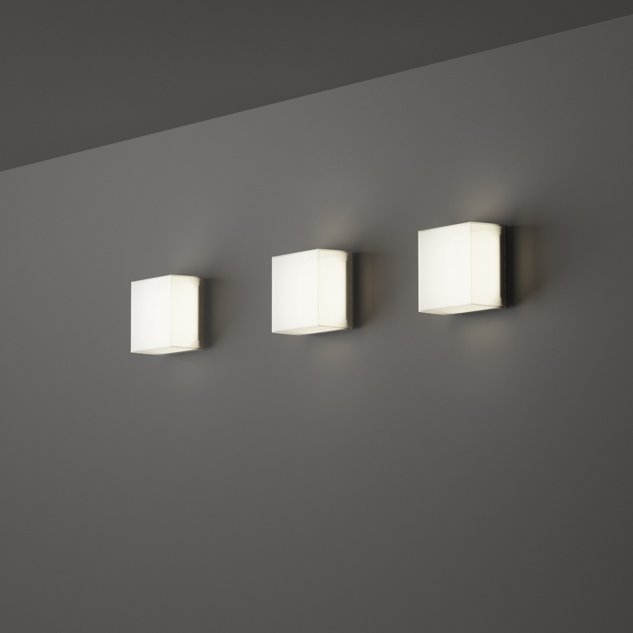 Aplica LED exterior Snow 6W, 400lm, lumina calda (3000 K), IP65, alba, Ideal Lux