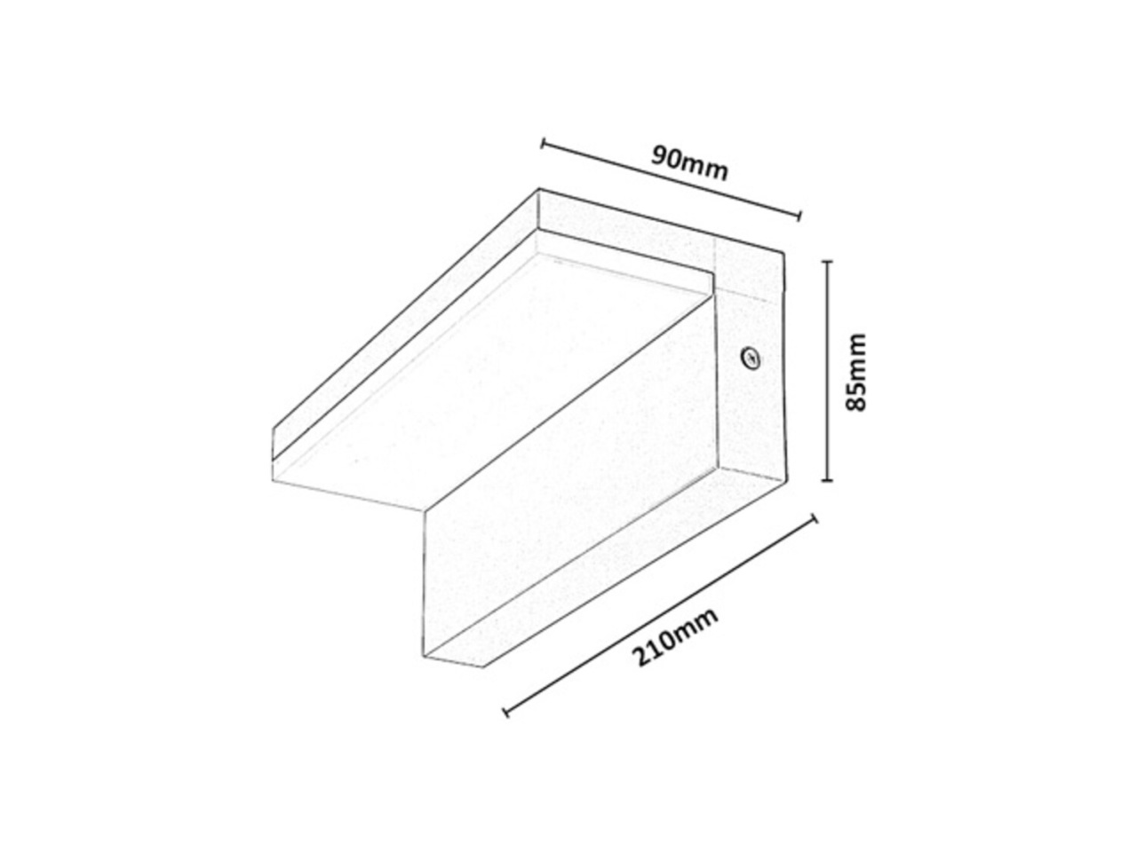 Aplica LED exterior Zaragoza, 9W, 830 lm, lumina calda/neutra/rece, IP54, gri-bej, Rabalux - Imagine 12