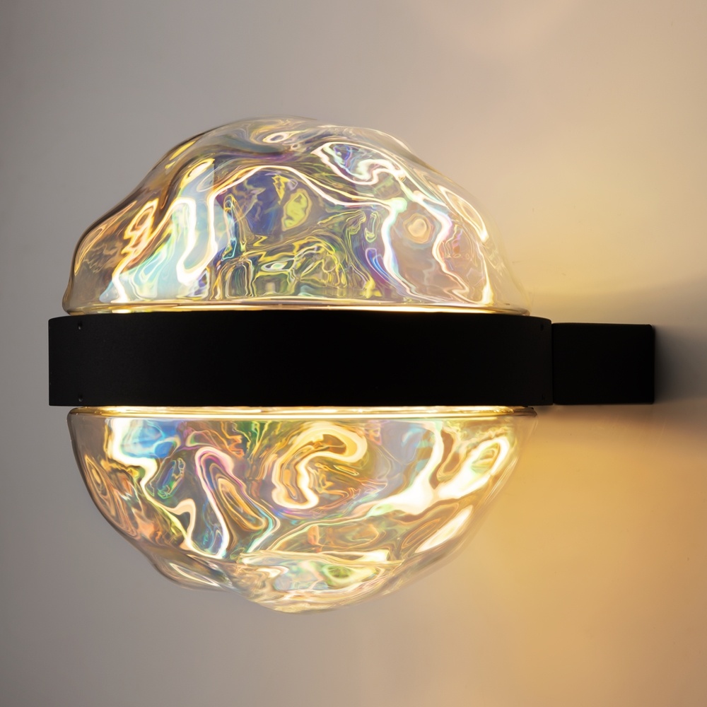 Aplica LED Misterio 6W, lumina calda (2700 K), dimabila, neagra, Maytoni - imagine 5