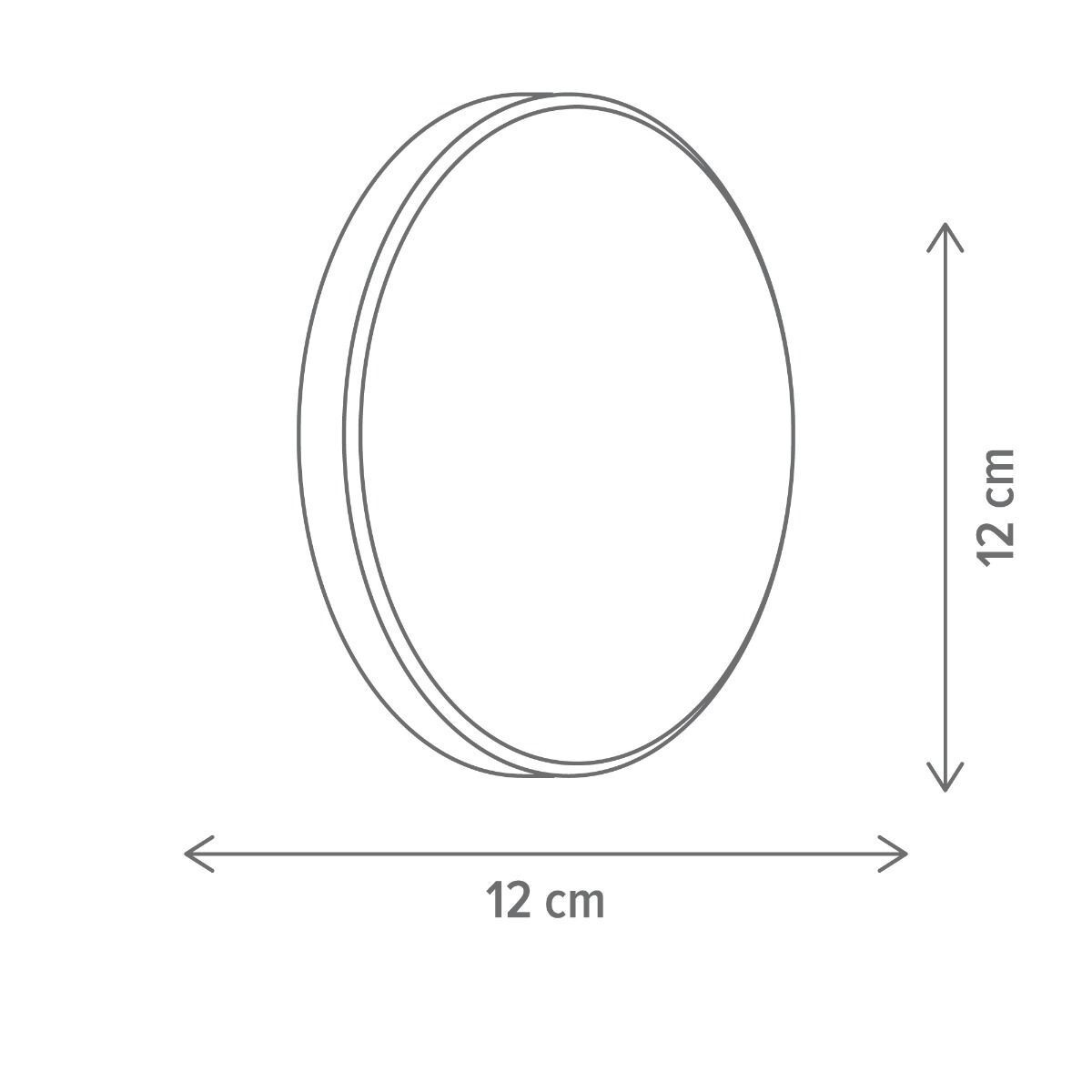 Aplica LED Roly 6W, 6W, temperatura de culoare ajustabila(3000-6000 K), alba, Klausen
