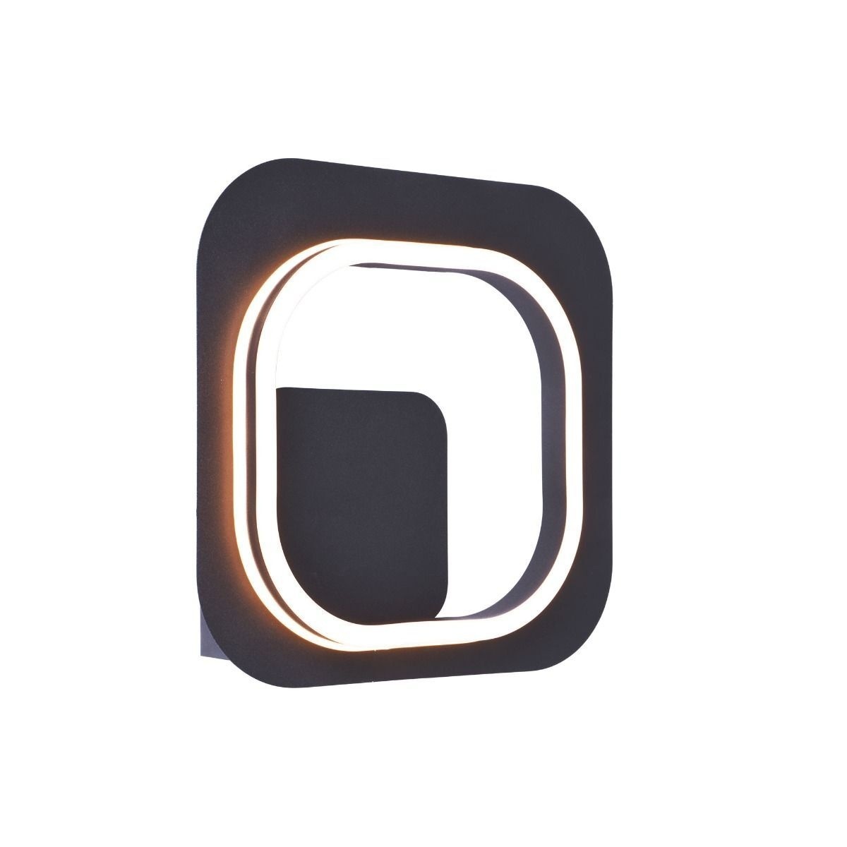 Aplica LED Swell AP1, 16W, lumina neutra(4000 K), neagra, Klausen