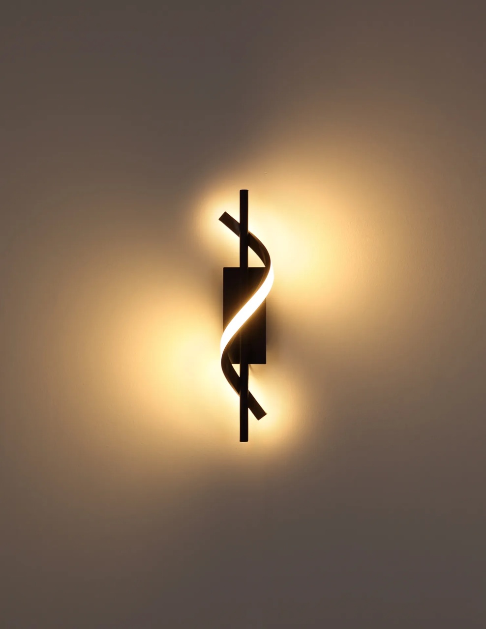 Aplica LED WATKINS, 12.5W, lumina calda(3000 K), 600 lm, negru/opal/lemn, IP20, Globo Lighting - imagine 4