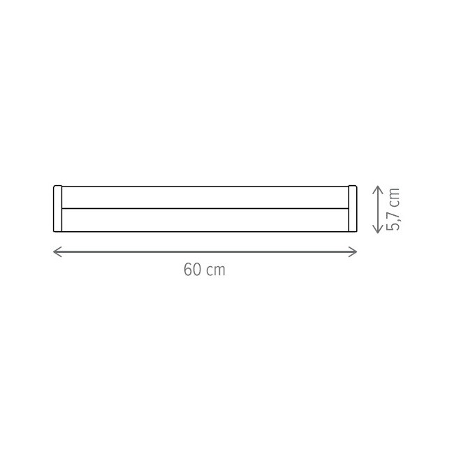 Aplica LED Watter KL146021, 15W, 1500lm, lumina neutra, IP44, alba+crom, Klausen