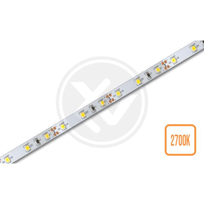 Banda led SMD 3528 Masterled, lumina calda(2700K), 4.8W/metru, 60 leduri/m, 360lm/m, 12V, IP20