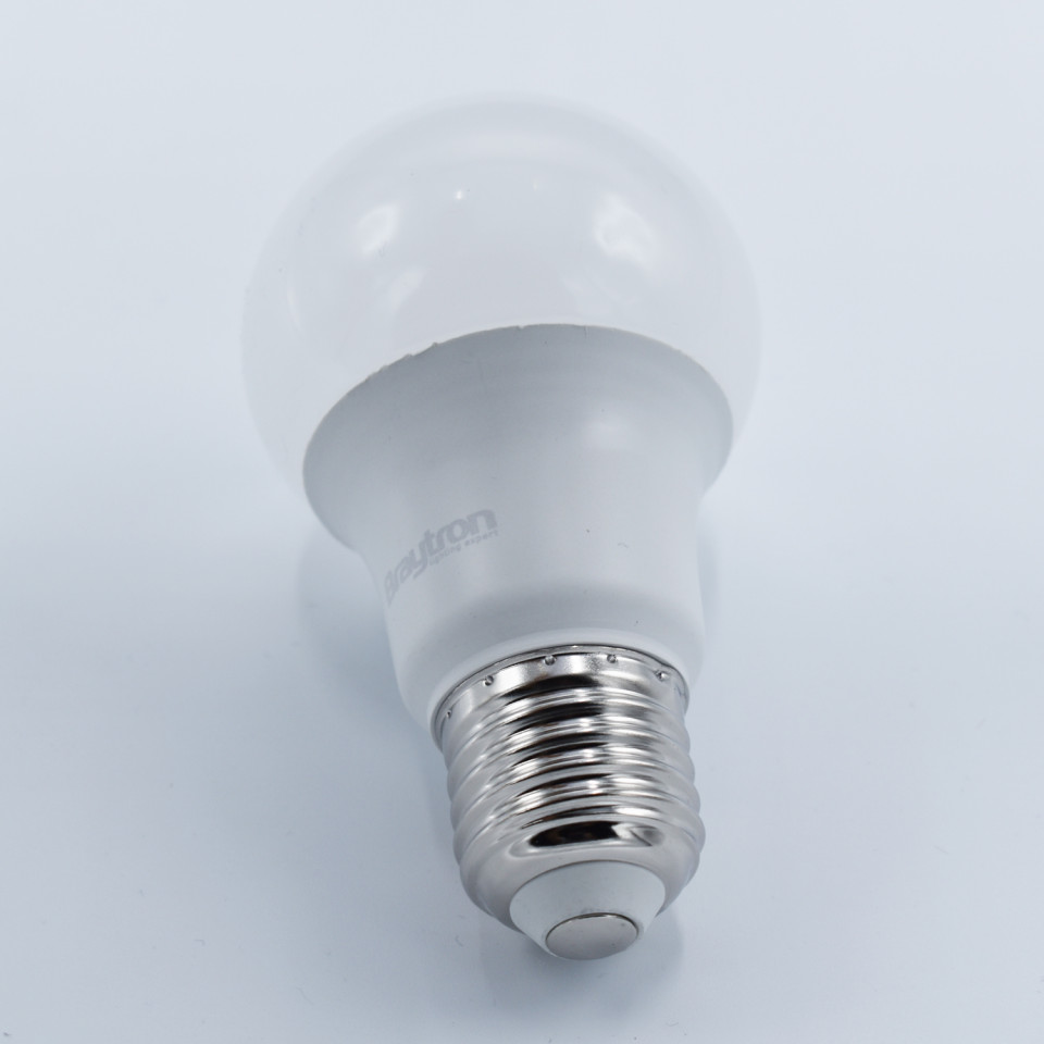 Bec LED 8W(50W) Braytron, A60, E27, 630 lm, lumina calda (3000 K), clasa energetica F - 3 | YEO