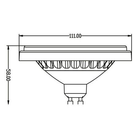 Bec LED GU10 Braytron, 14W(70W), 1220 lm, lumina calda (3000K), clasa energetica F