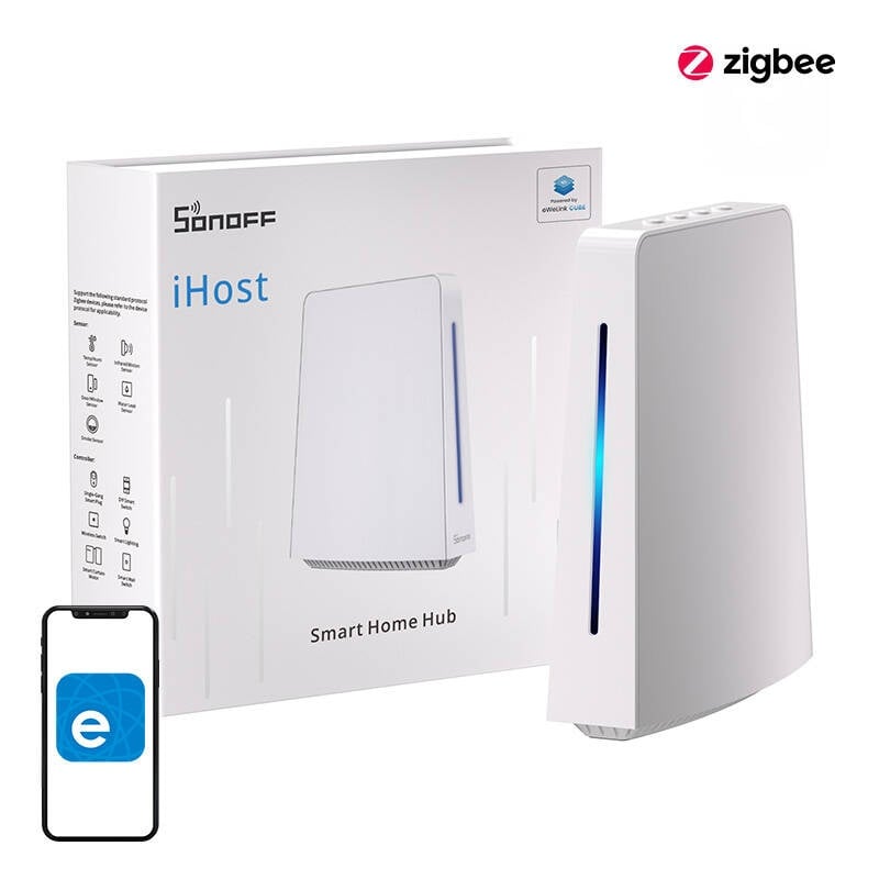 Hub Smart Home Sonoff iHost WiFi și ZigBee, AIBridge-26, 4GB RAM