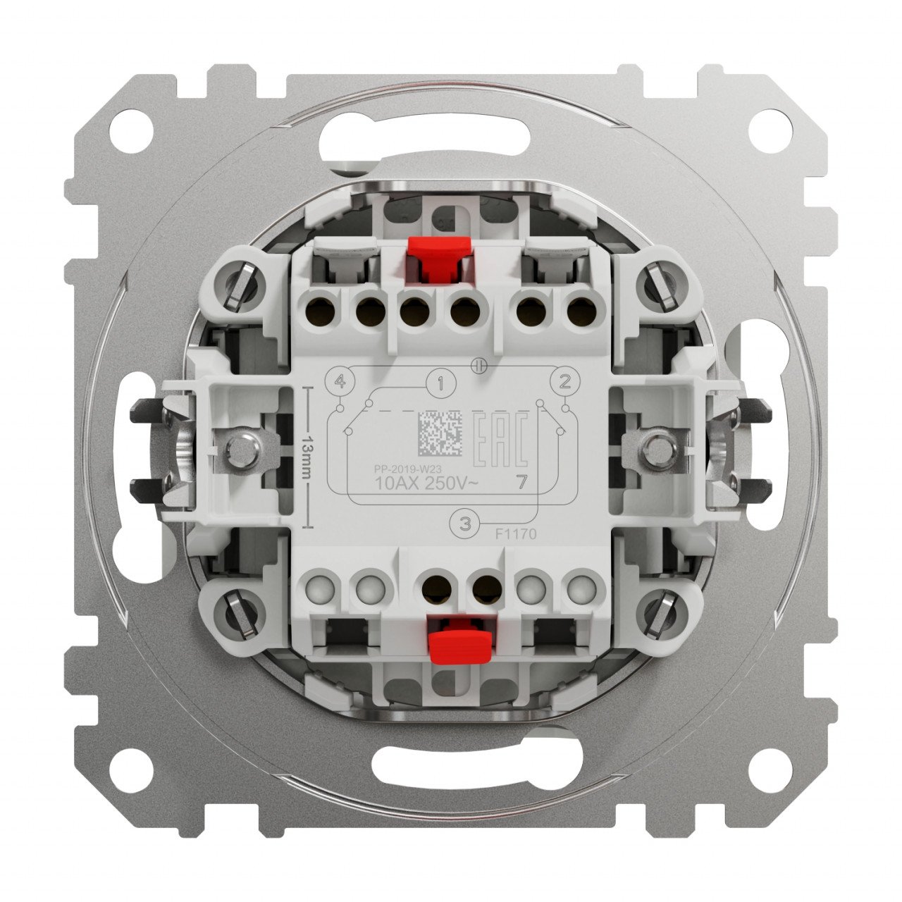 Intrerupator cruce, 10A, IP20, Alb, Schneider Sedna Design - 1 | YEO