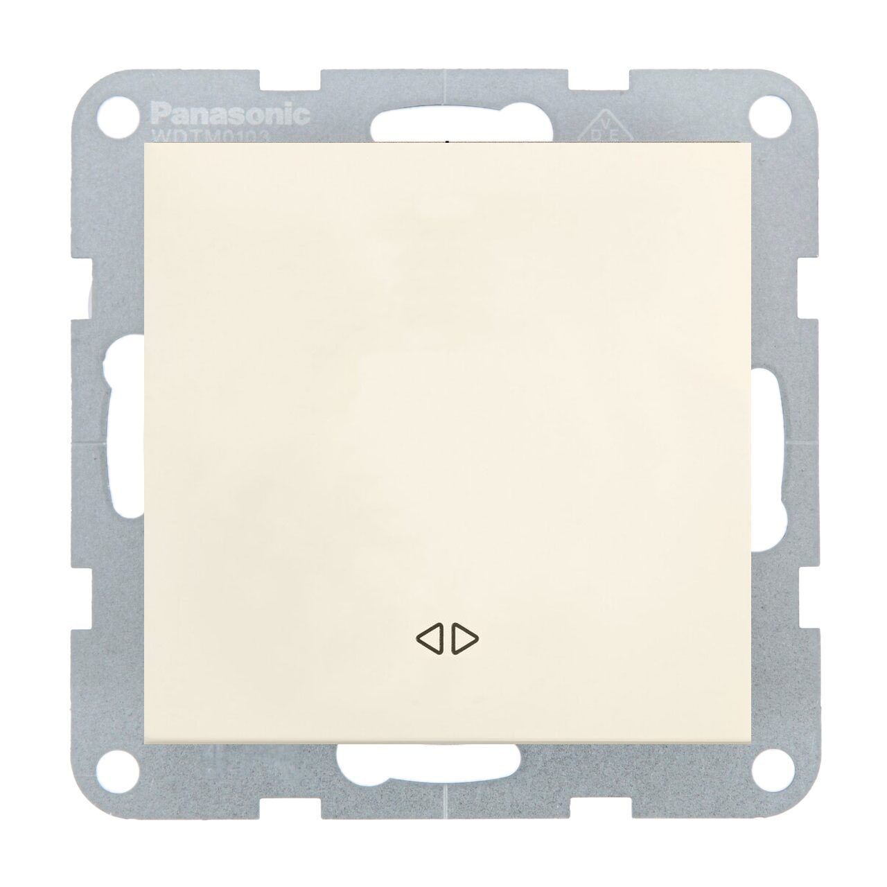 Intrerupator cruce 10A, IP20, Bej, Panasonic Karre Plus 55
