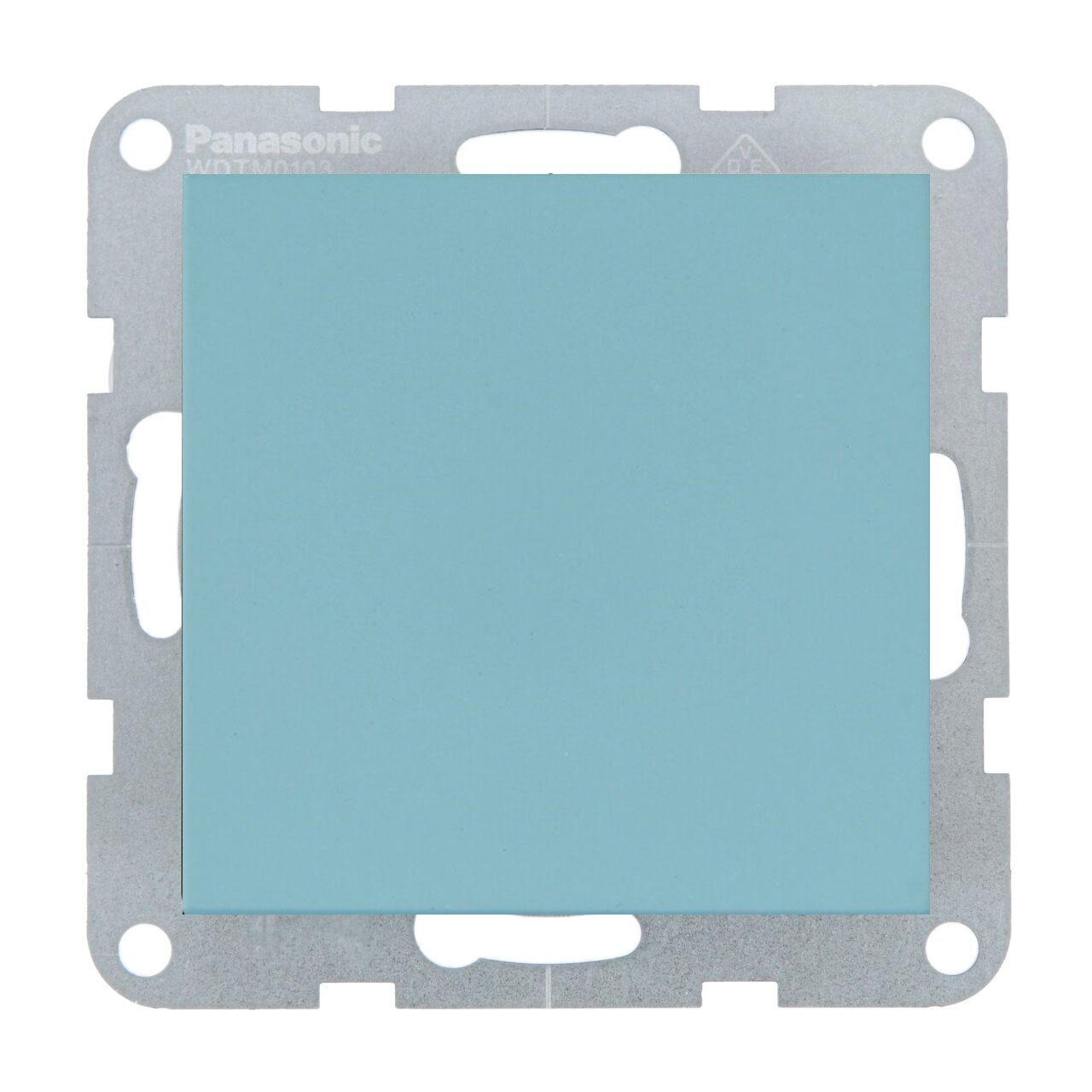 Intrerupator simplu 10A, IP20, Turcoaz, Panasonic Karre Plus 55 Soft Touch