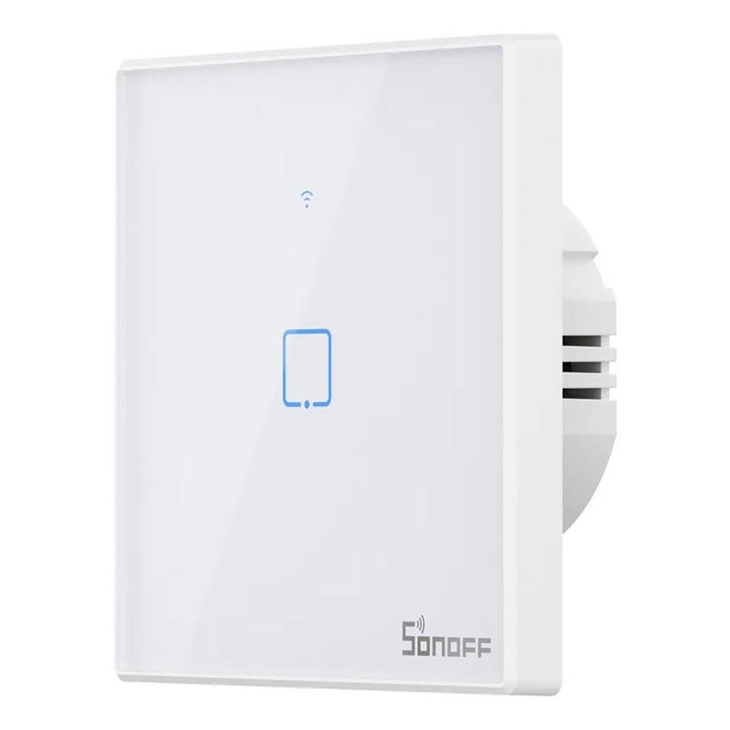 Întrerupător Smart WiFi + RF 433MHz Sonoff T2 EU TX (1 canal) - 1 | YEO