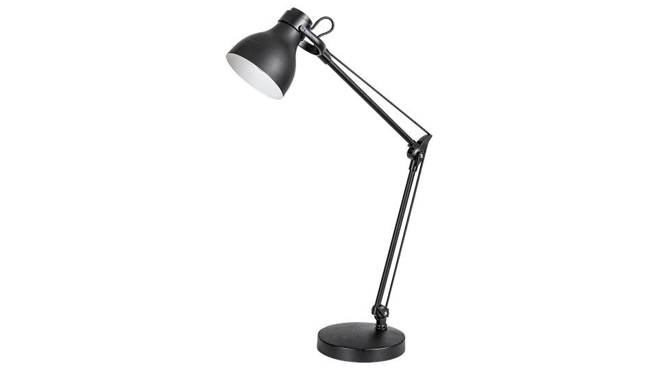 Lampa de birou Carter 6408, cu intrerupator, 1xE14, negru mat, IP20, Rabalux