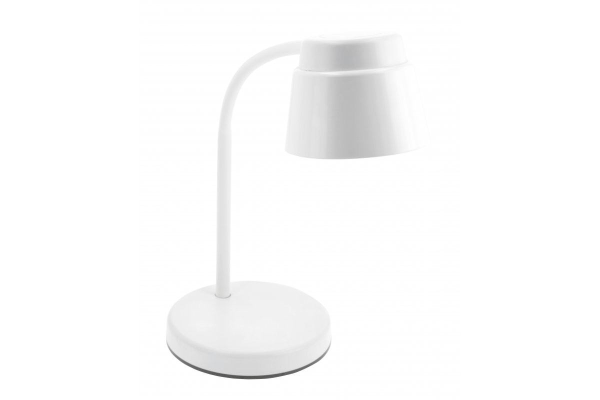 Lampa de birou LED Helin LB-HEL6W-00-DEC, cu intrerupator, 6W, 350lm, lumina neutra, alba, IP20, GTV