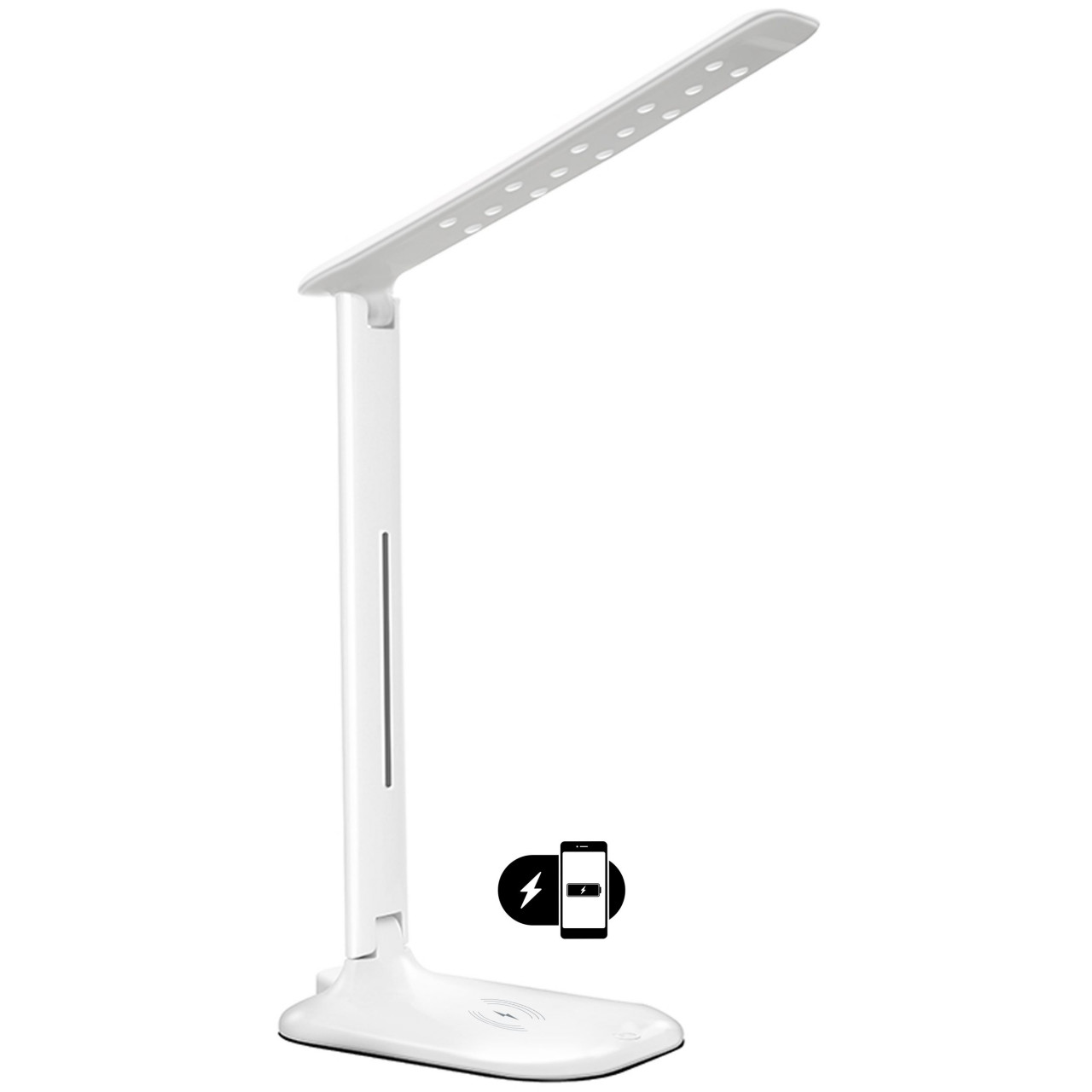 Lampa de birou LED Magic, cu intrerupator touch, 5W, 440 lm, lumina calda, neutra, rece, alba, IP20, Klausen - 1 | YEO