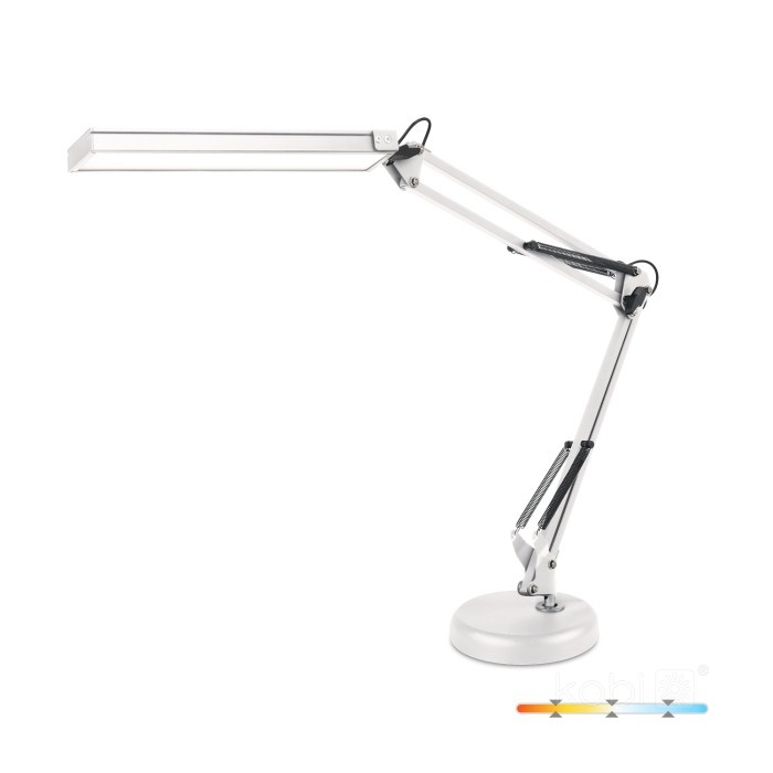 Lampa de birou LED TENUIX 14W, lumina calda/neutra/rece, 800lm, alba, Kobi