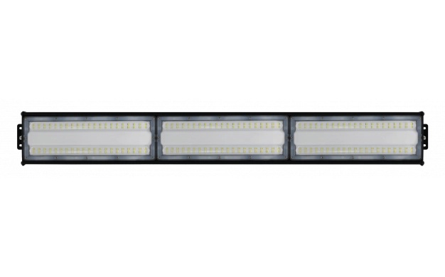 Lampa industriala liniara LED Optonica, 150W, lumina neutra (4000 K), IP65, IK08, aluminiu, neagra
