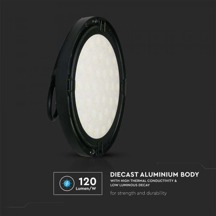 Lampa industriala rotunda 200W V-TAC, 20400 lm, lumina rece(6500K), IP65