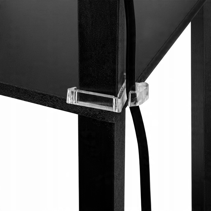 Lampadar Ganto E27, 160cm, 3 rafturi negre, Masterled