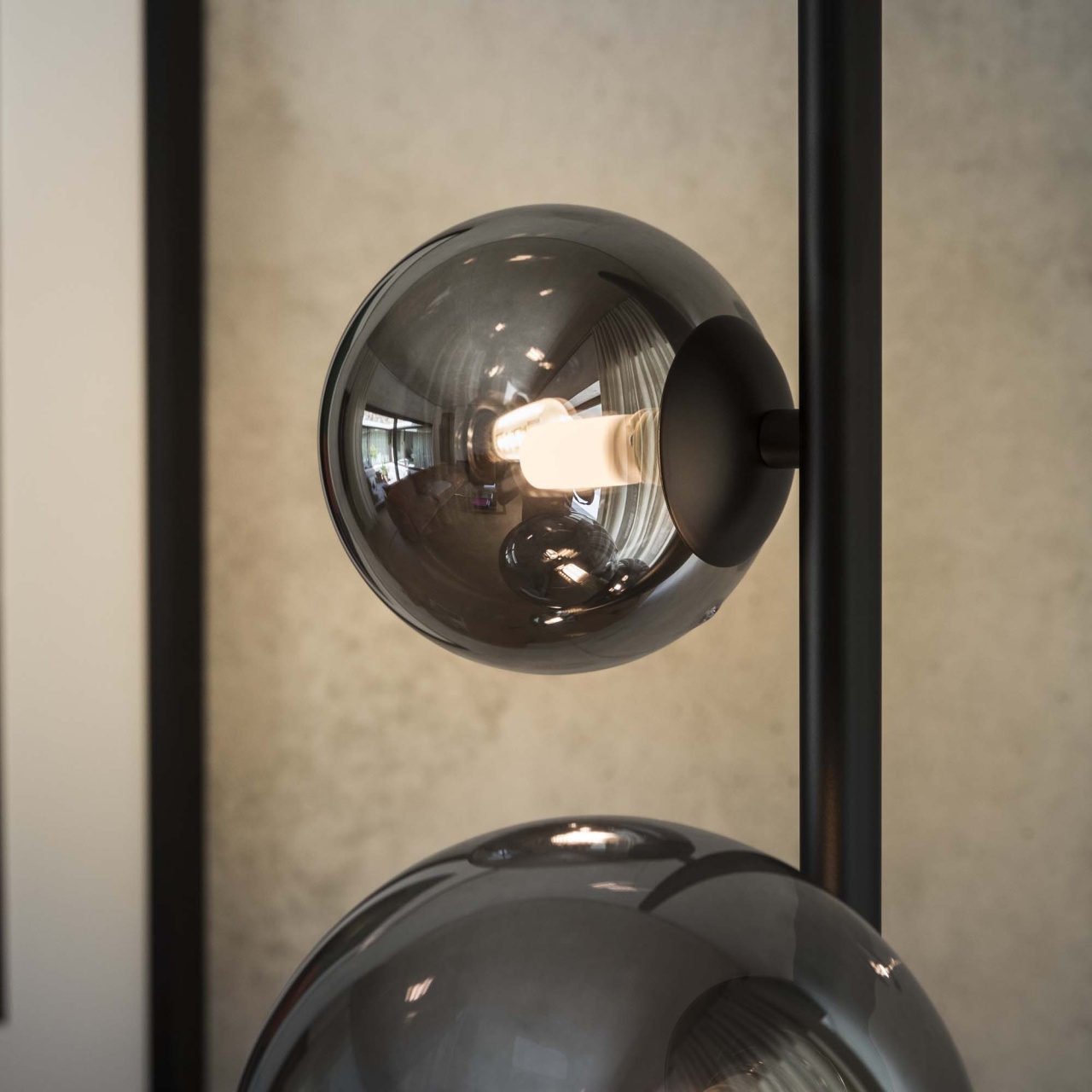 Lampadar Perlage, 4xG9, IP20, fumuriu, Ideal Lux