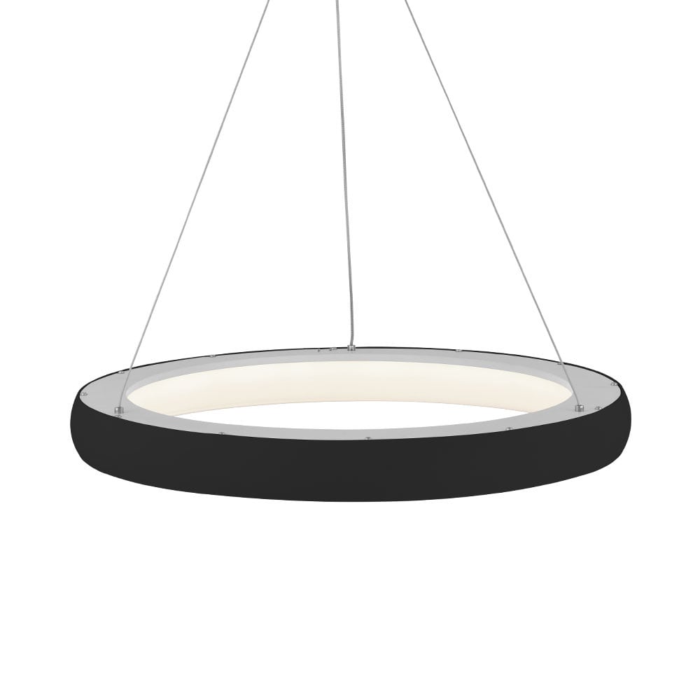 Lustra LED Bella BR-BH17-03481, rotunda, 46W, 5200lm, lumina calda+neutra+rece, IP20, neagra, Braytron - 2 | YEO