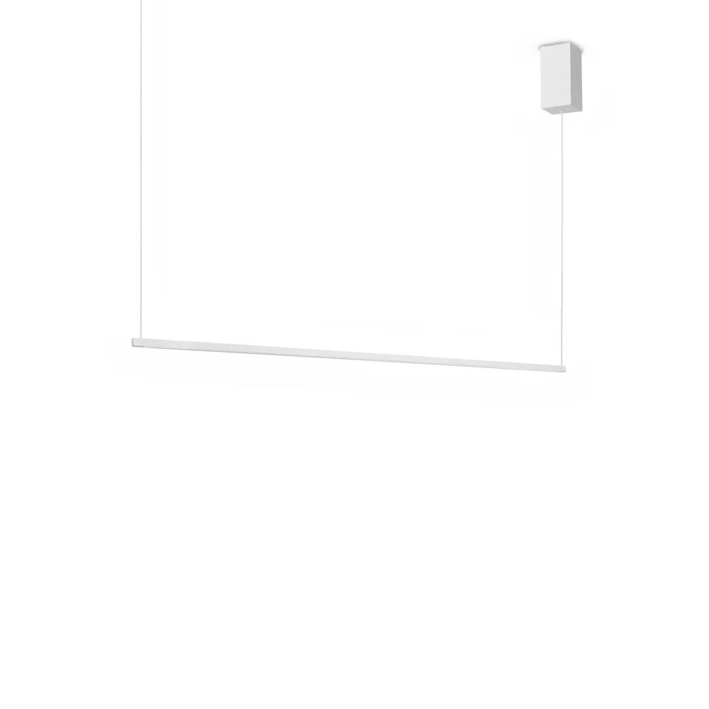 Lustra LED Essence Square 19W, lumina calda (3000 K), 1650lm, IP20, alba, Ideal Lux