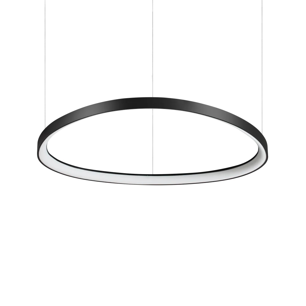 Lustra LED Gemini 56W, lumina neutra (4000 K), 3620lm, IP20, neagra, Ideal Lux