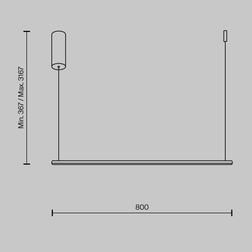 Lustra LED Halo MOD246PL-L16BSK, 10W, 560lm, lumina calda, IP20, aurie, Maytoni